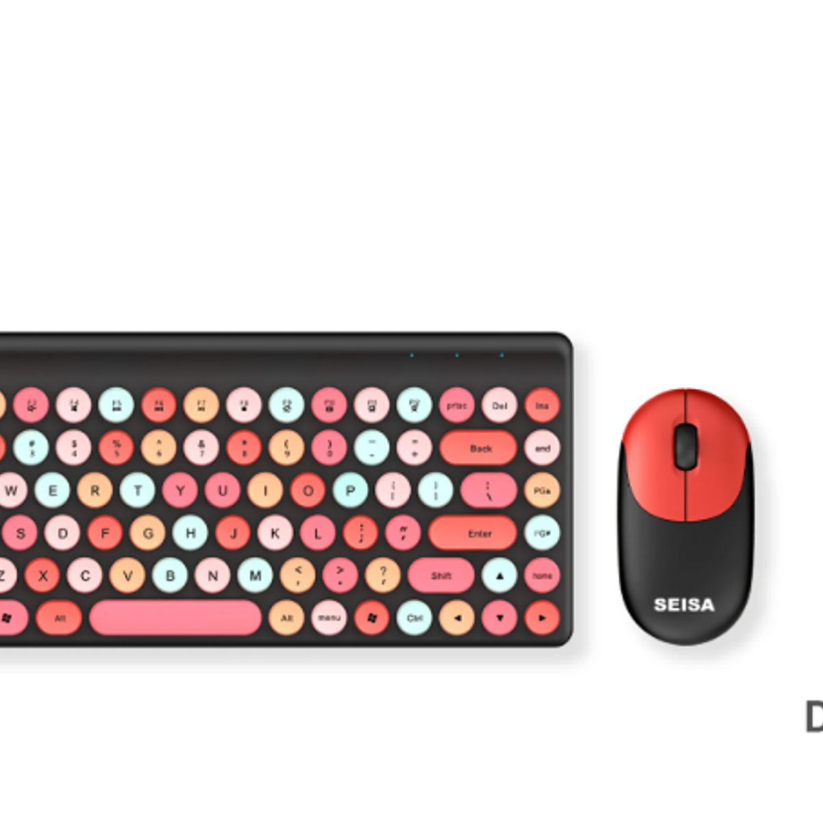 SEISA - Kit Teclado y Mouse Inalámbrico DN-C600 SEISA