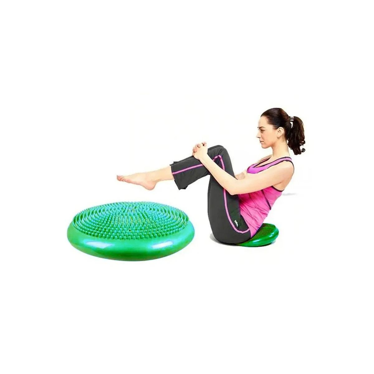 GENERICO - Pack6 Disco de Ejercicio en Verde Y+Banderitas Adhesivas