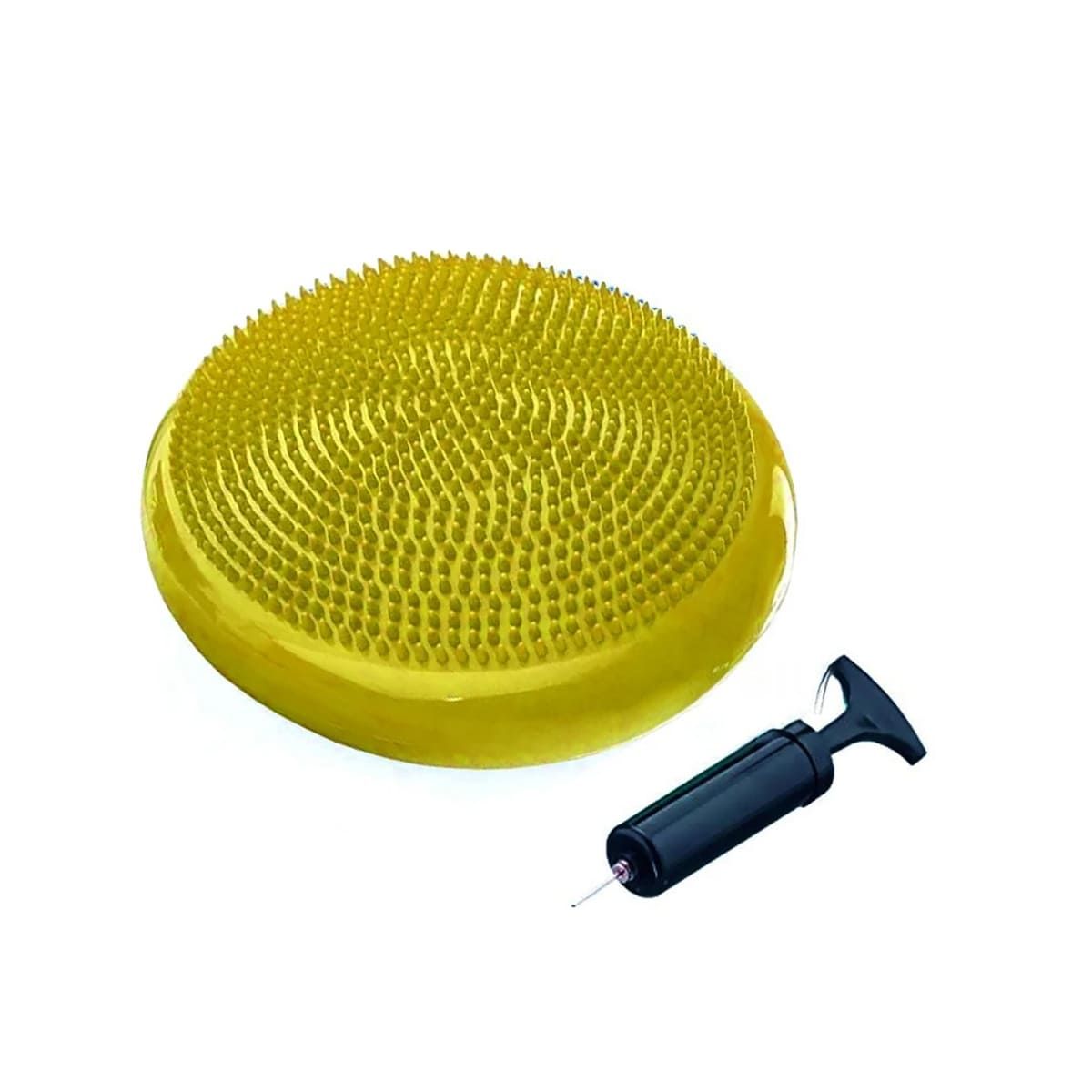 GENERICO - Pack4 Disco para Estiramiento en Amarillo Y+Regalo Stickers