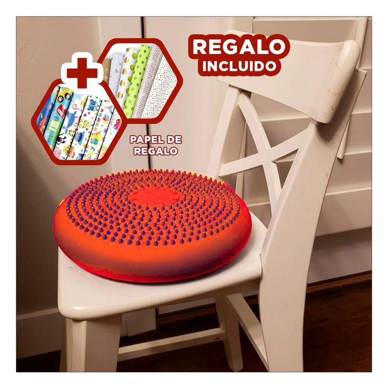 RYBIU IMPORT - Disco para Estiramiento de Balance Rojo Y+Papel de Regalo