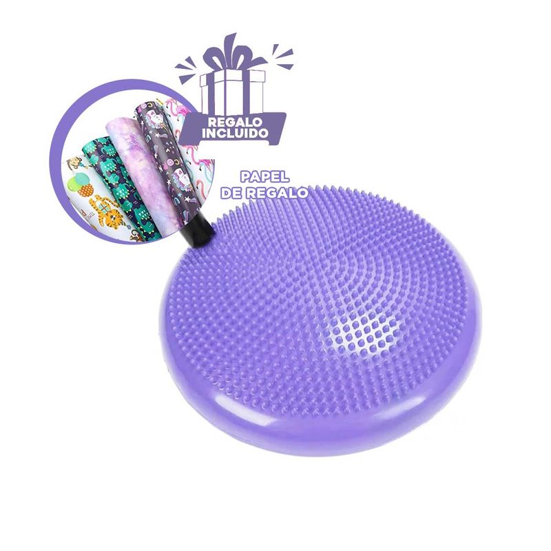 GENERICO - Pack12 Plataforma de Balance en Lila Y+Papel de Regalo