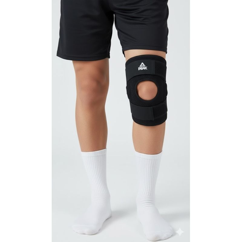 PEAK - RODILLERA RÓTULA ABIERTA CON ESTABILIZADORES LATERALES