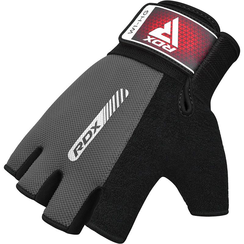 RDX - Guantes para Levantamiento de Pesas RDX W1H Gris- M