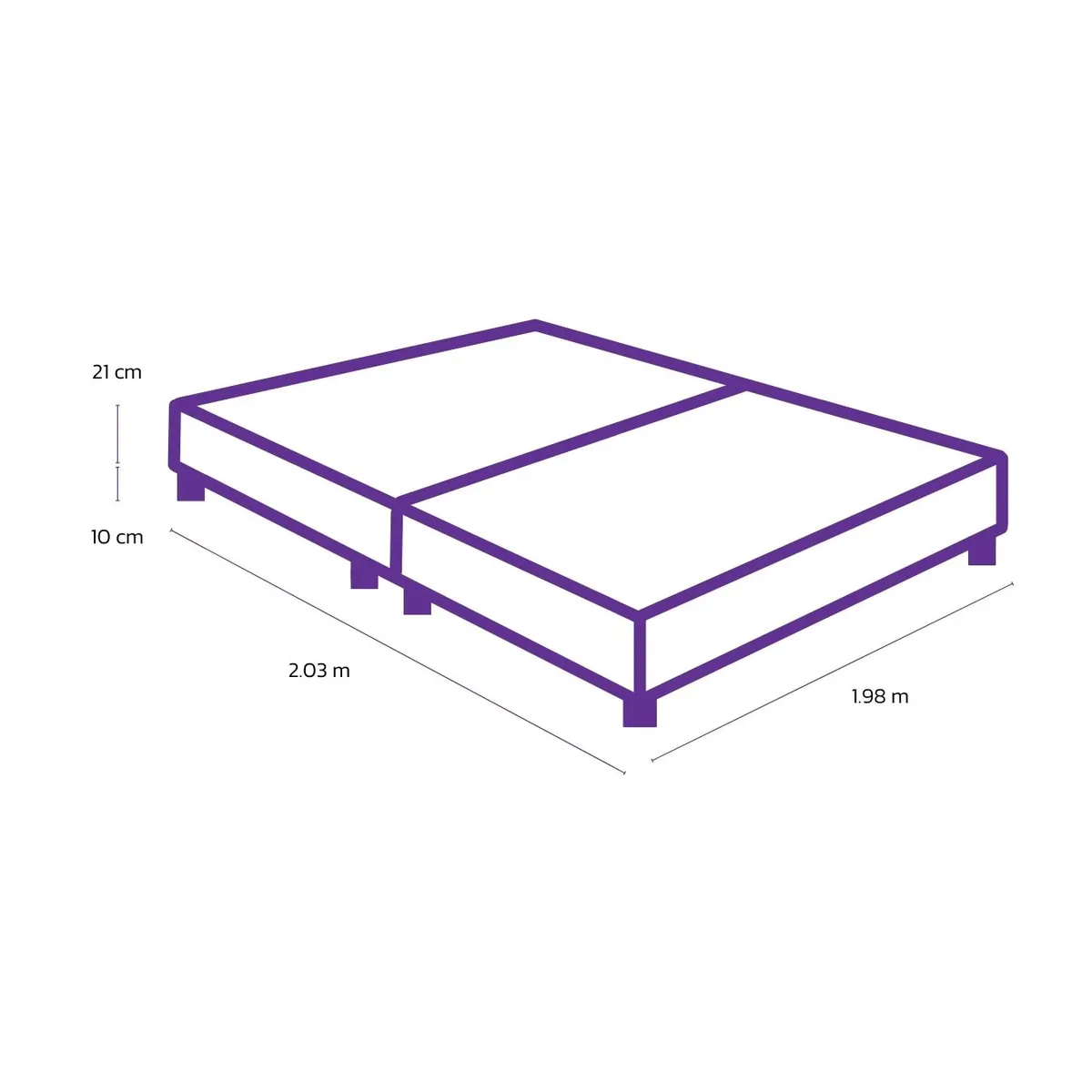 PAUZA - BASE BOX TARIMA PAUZA KING