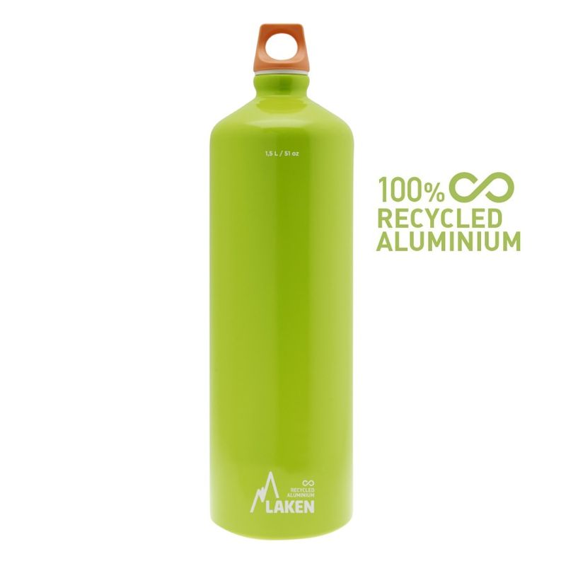 LAKEN - BOTELLA ALUMINIO RECICLADO FUTURA 1 . 5L VERDE - LAKEN