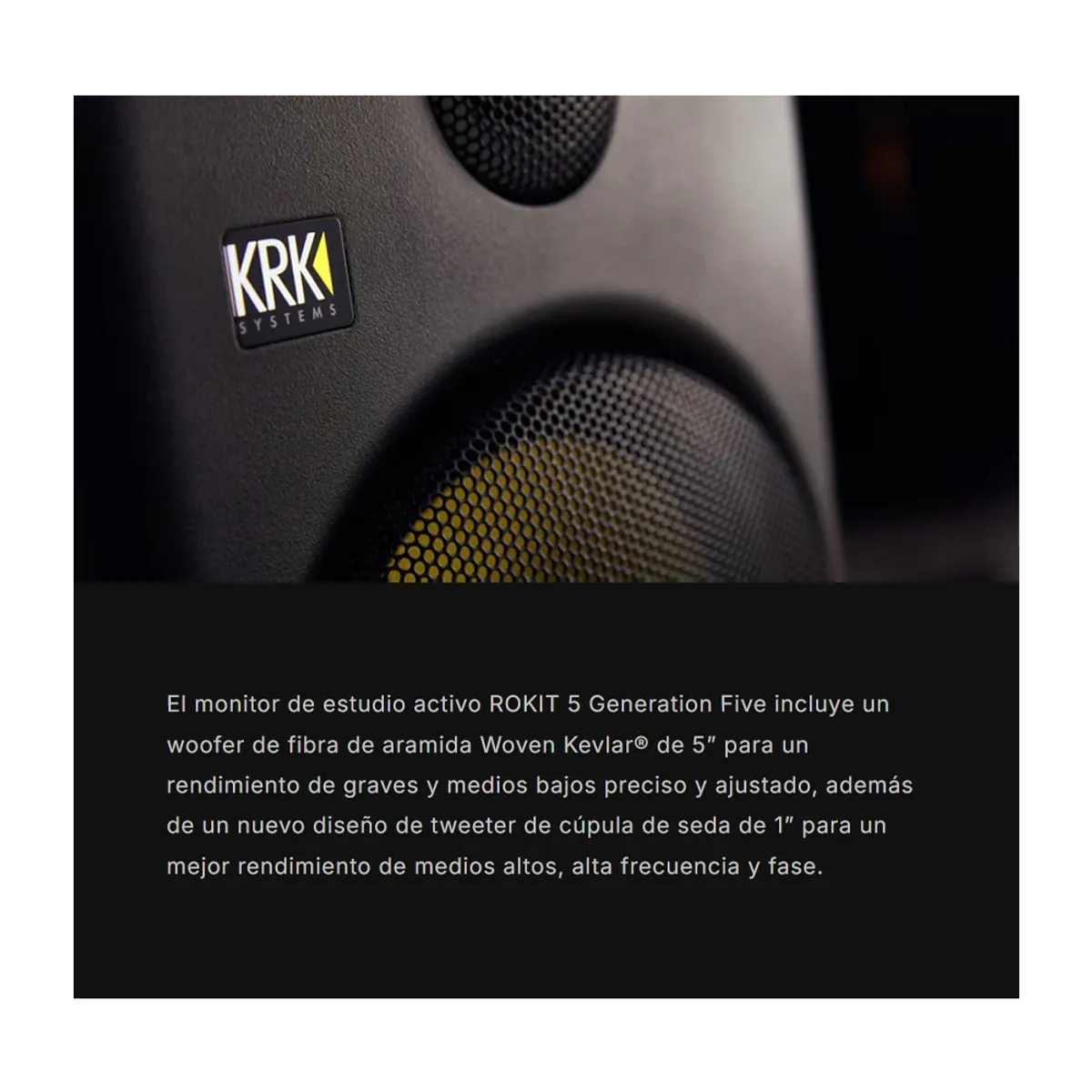 KRK - MONITOR DE ESTUDIO ROKIT 5 G5 WHITE PACK