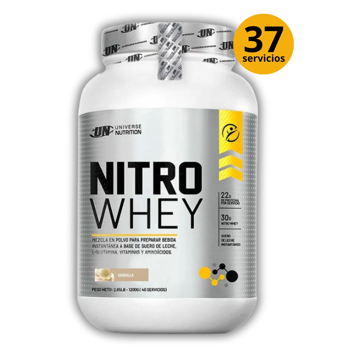 UNIVERSE NUTRITION - NITRO WHEY DE 1kg VAINILLA - PROTEÍNA WHEY