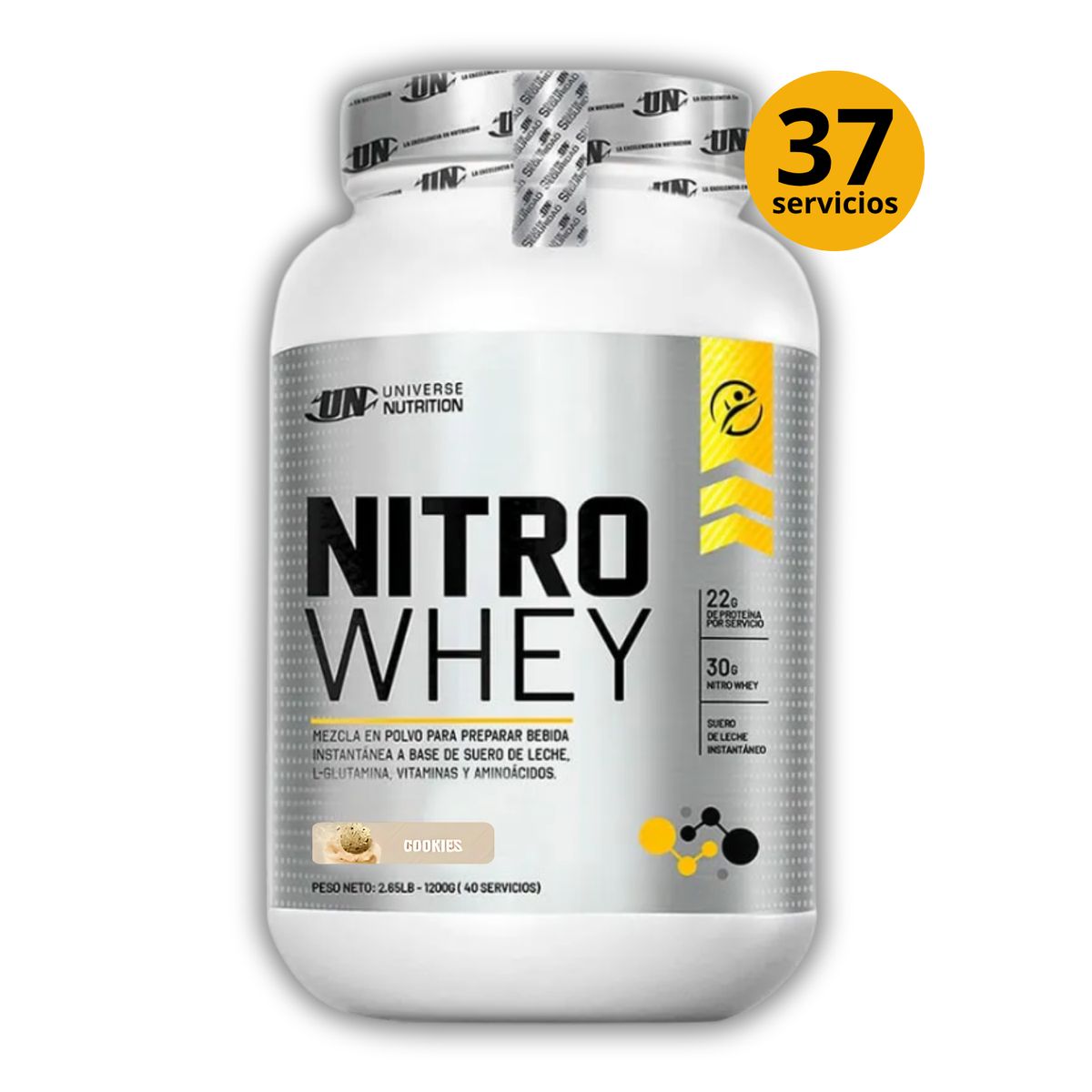 UNIVERSE NUTRITION - NITROWHEY DE 1kg GALLETA - PROTEÍNA WHEY