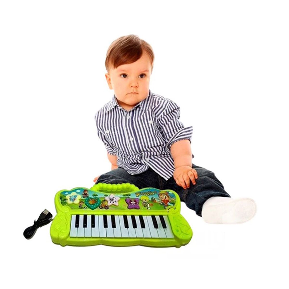 GENERICO - Pack6 Teclado para la Audicion en Verde Y+Regalo Stickers