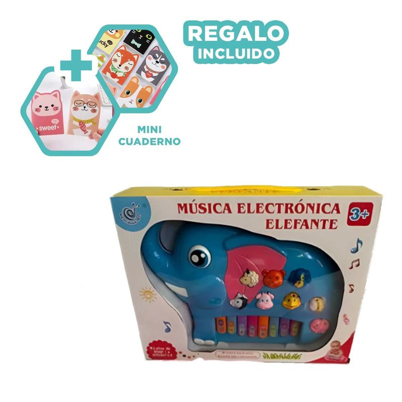 GENERICO - Pack12 Instrumento Musical en Color Celes Y+Regalo Agendita