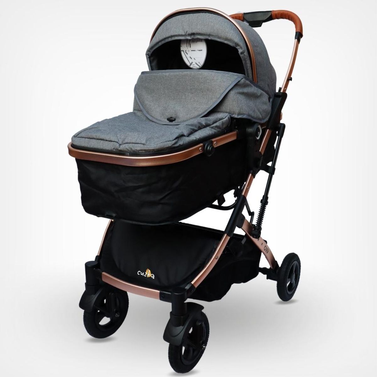 BABY HAPPY - Coche Deportivo Moisés para Bebé «EVO» Gray