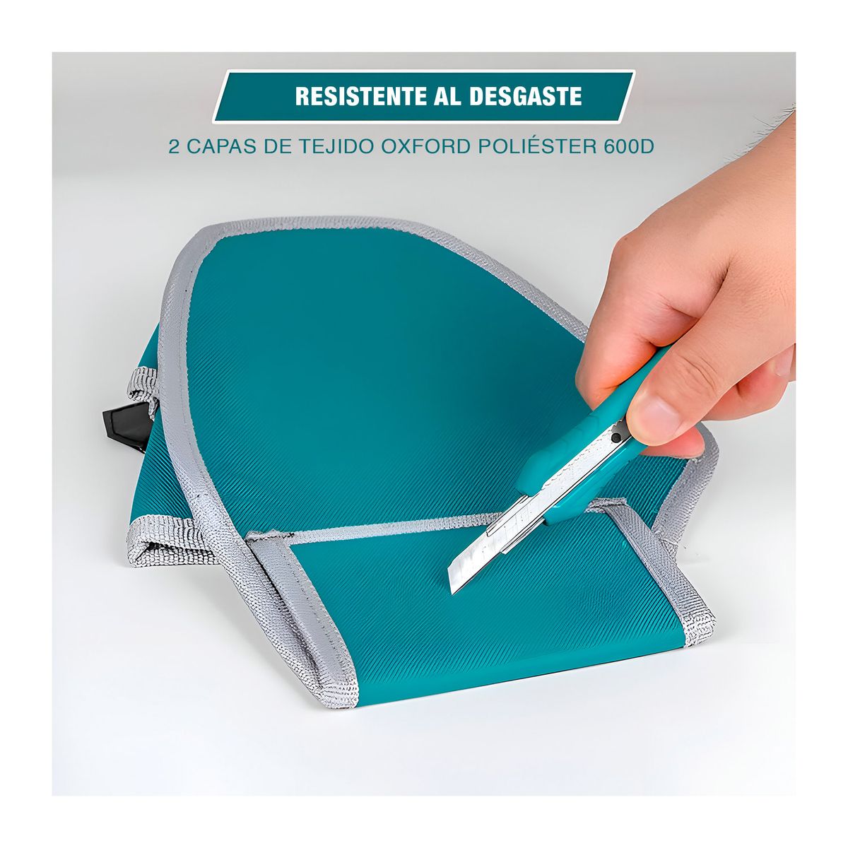 TOTAL TOOLS - Porta Taladro Correa Bolsillo 16d 8kg + Guantes Total