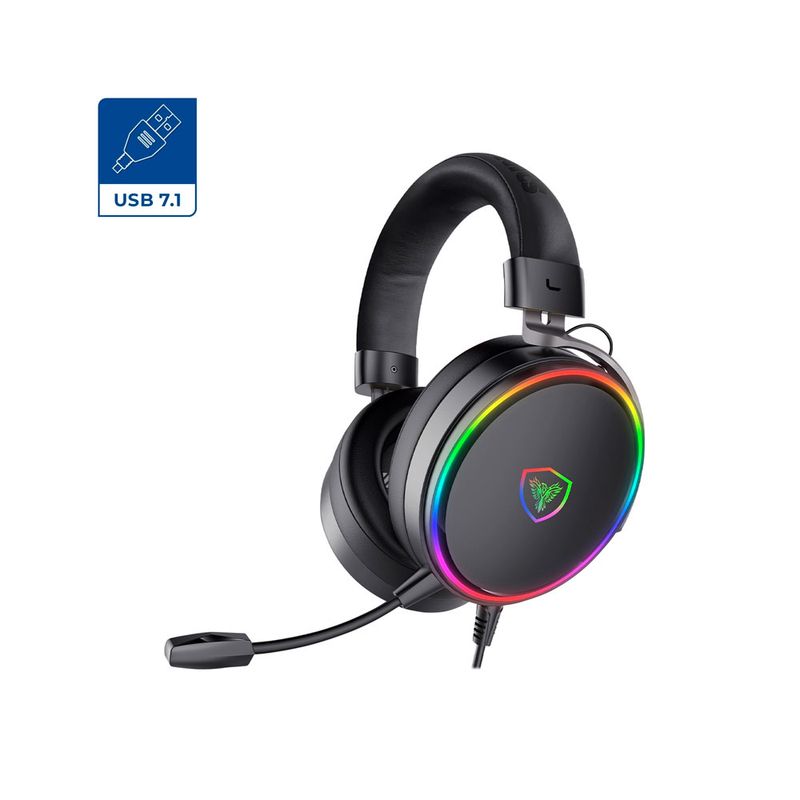 MICRONICS - AURICULAR GAMER USB RGB MICRONICS MIC HG8000