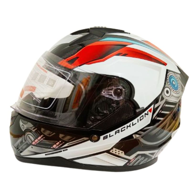 GENERICO - Casco de Moto Certificado Integral LionSun  Talla L