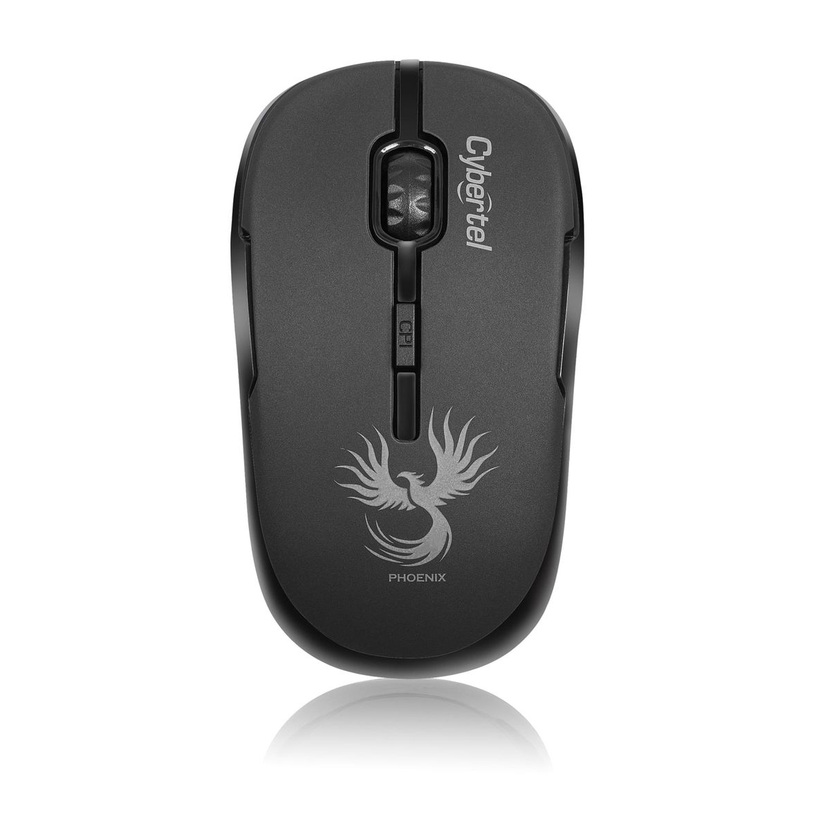 CYBERTEL - Mouse Oficina Inalámbrico Recargable 1600DPI Cybertel Phoenix CYBM700X