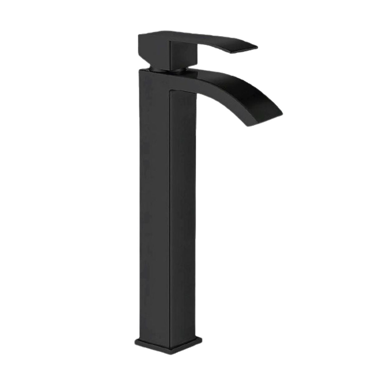 XM - GRIFO MEZCLADORA ELEGANTE PARA LAVAMANOS MATE NEGRO 8129A01