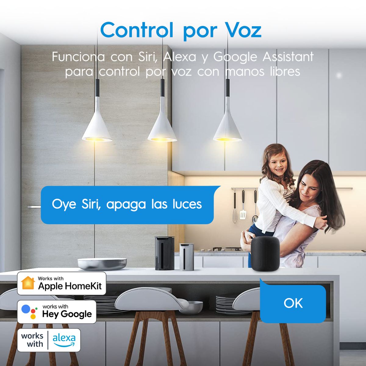 HOME ELECTRO - Foco Dicroico Inteligente Apple HomeKit