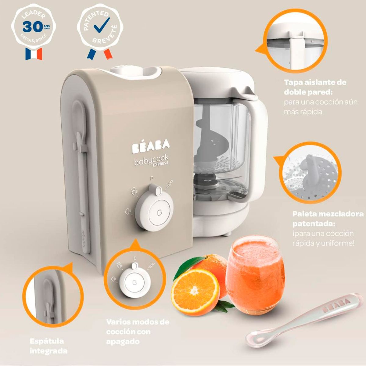 BEABA - BABYCOOK PROCESADOR DE ALIMENTOS MODELO EXPRESS BEABA