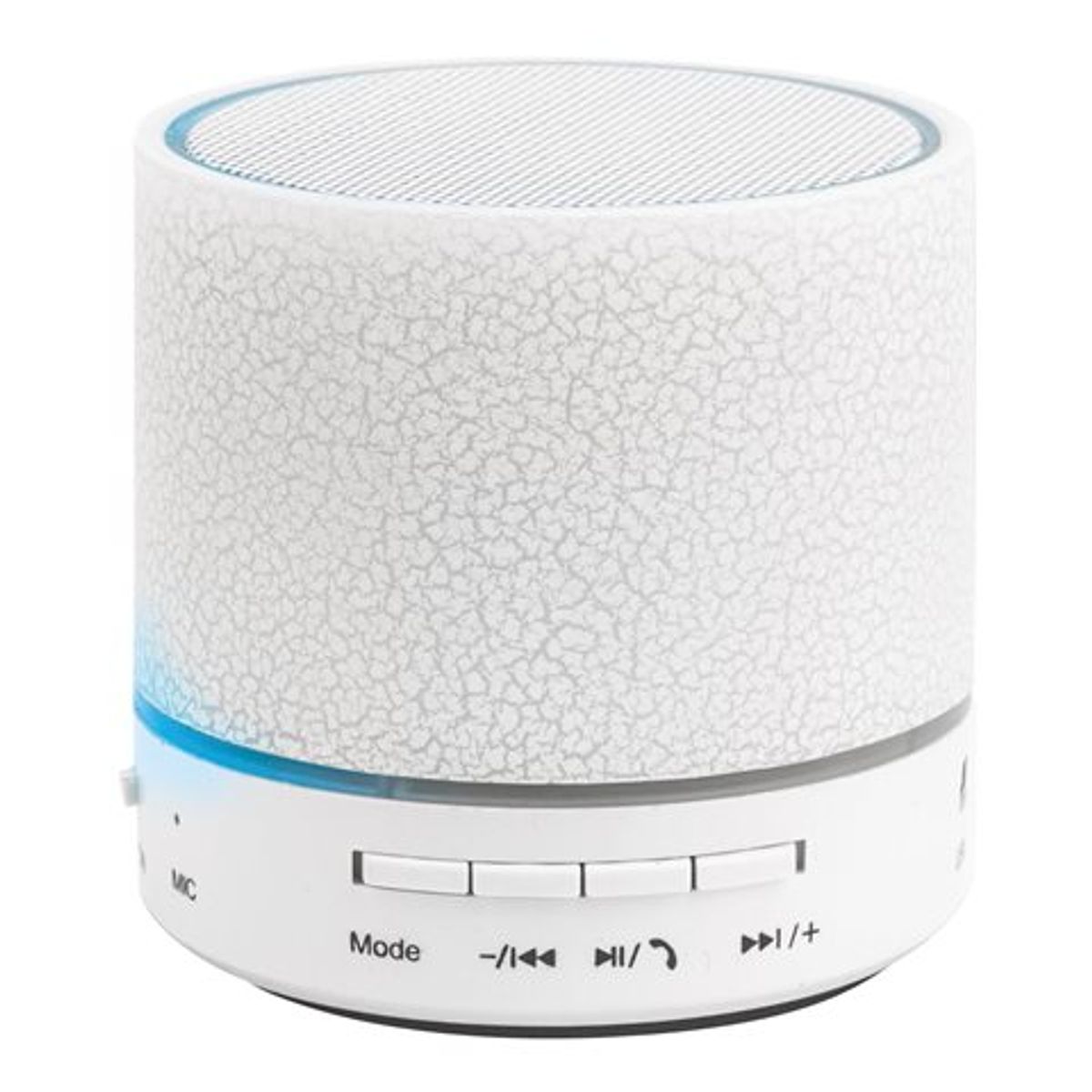 GENERICO - MINI PARLANTE CON LUCES SPEAKER BLANCO