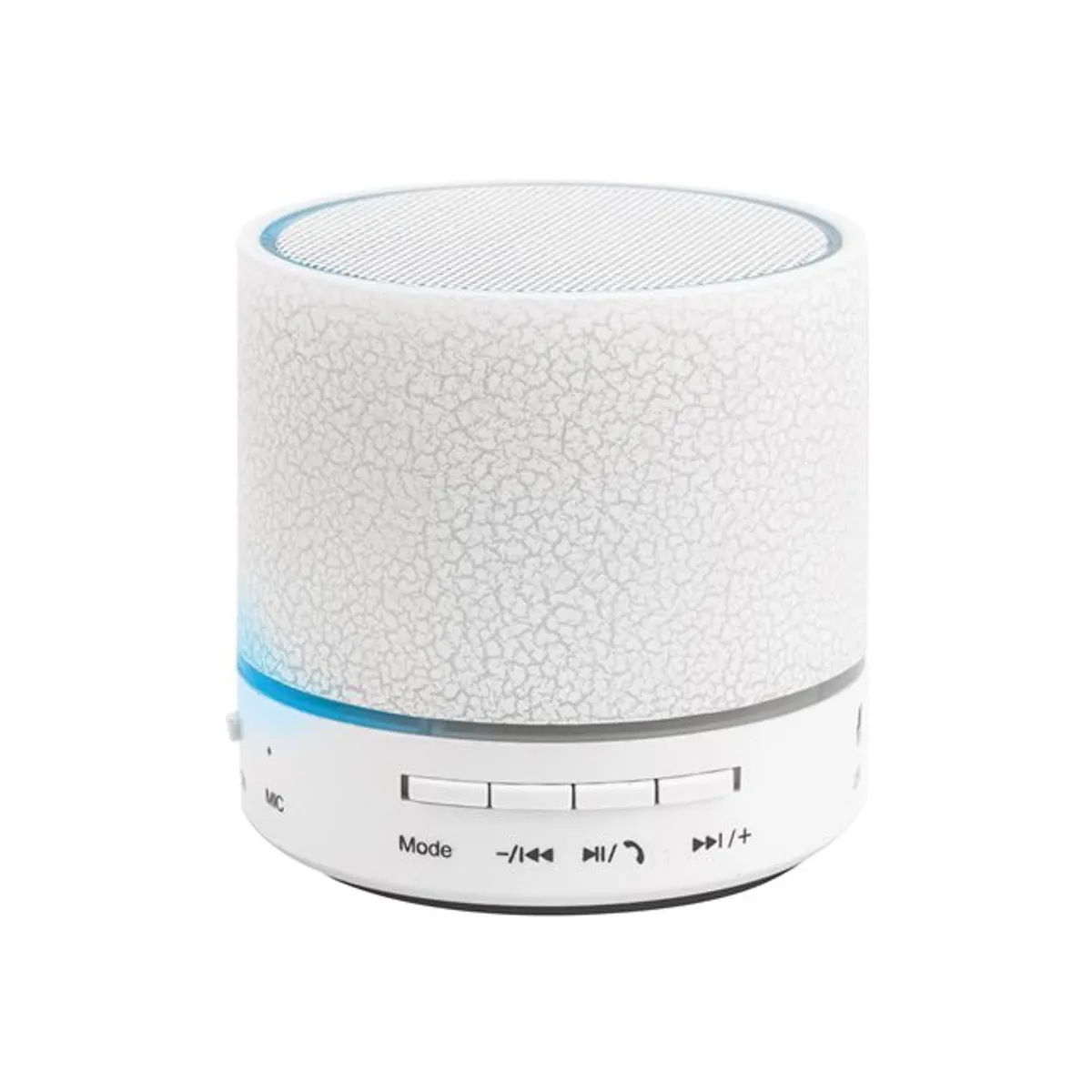 GENERICO - MINI PARLANTE CON LUCES SPEAKER BLANCO