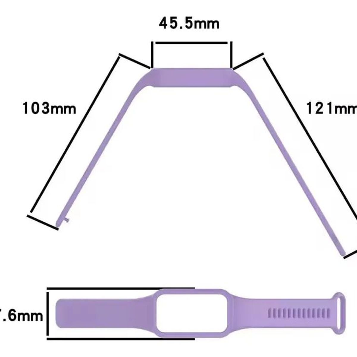 GENERICO - CORREA PARA REDMI SMART BAND 3 - XIAOMI SMART BAND 9 ACTIVE AZUL ACERO