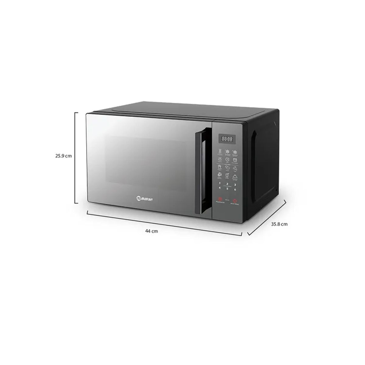 MIRAY - Horno Microondas Miray HMM-205N 20 Litros