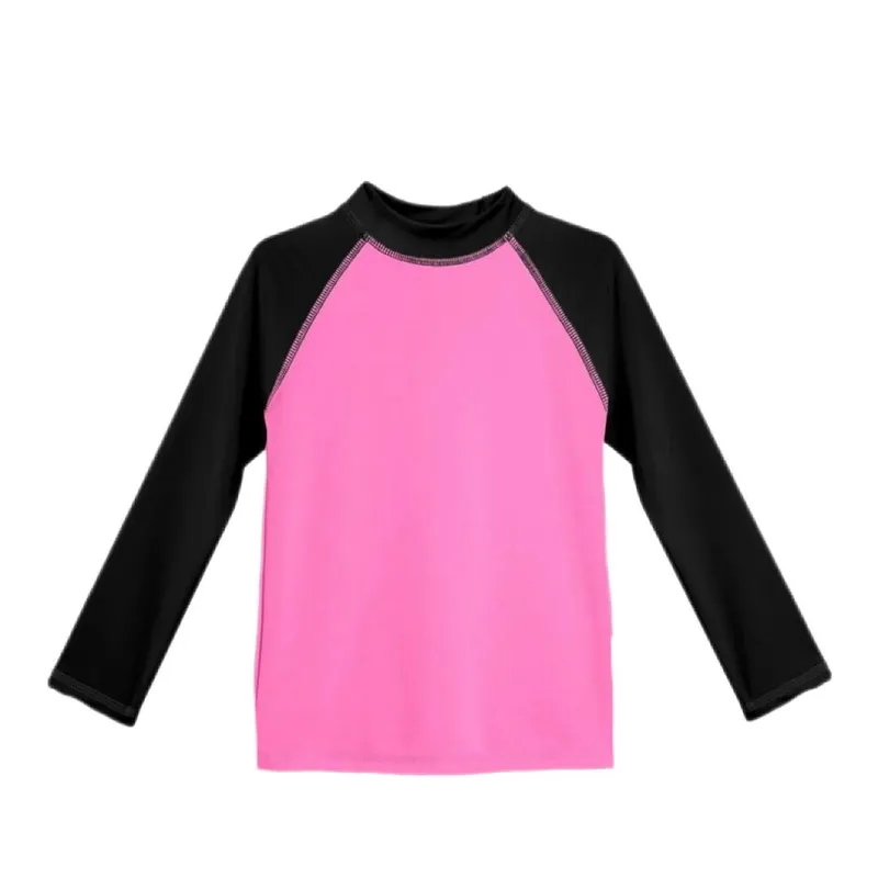 GENERICO - Polo de natación rashguard color entero UV