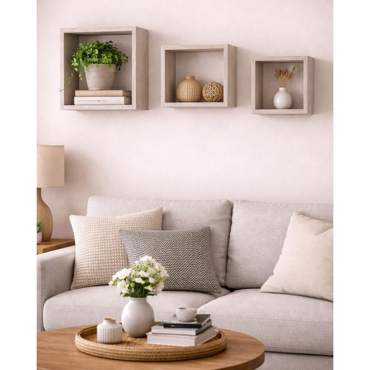 GENERICO - REPISAS DECORATIVAS SET DE 3 - STOBUS PINE