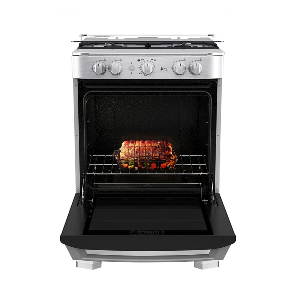 Mabe - Cocina a gas Mabe CMP6060FX1 24" 4 hornillas Inox