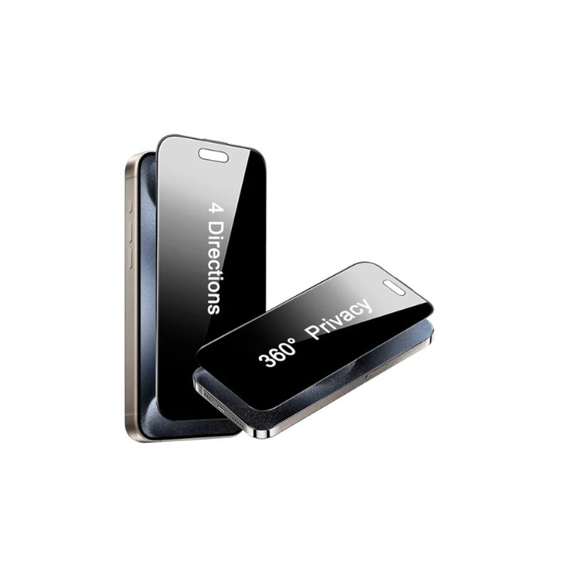 GENERICO - Vidrio Templado Antiespía 360° para iPhone 16