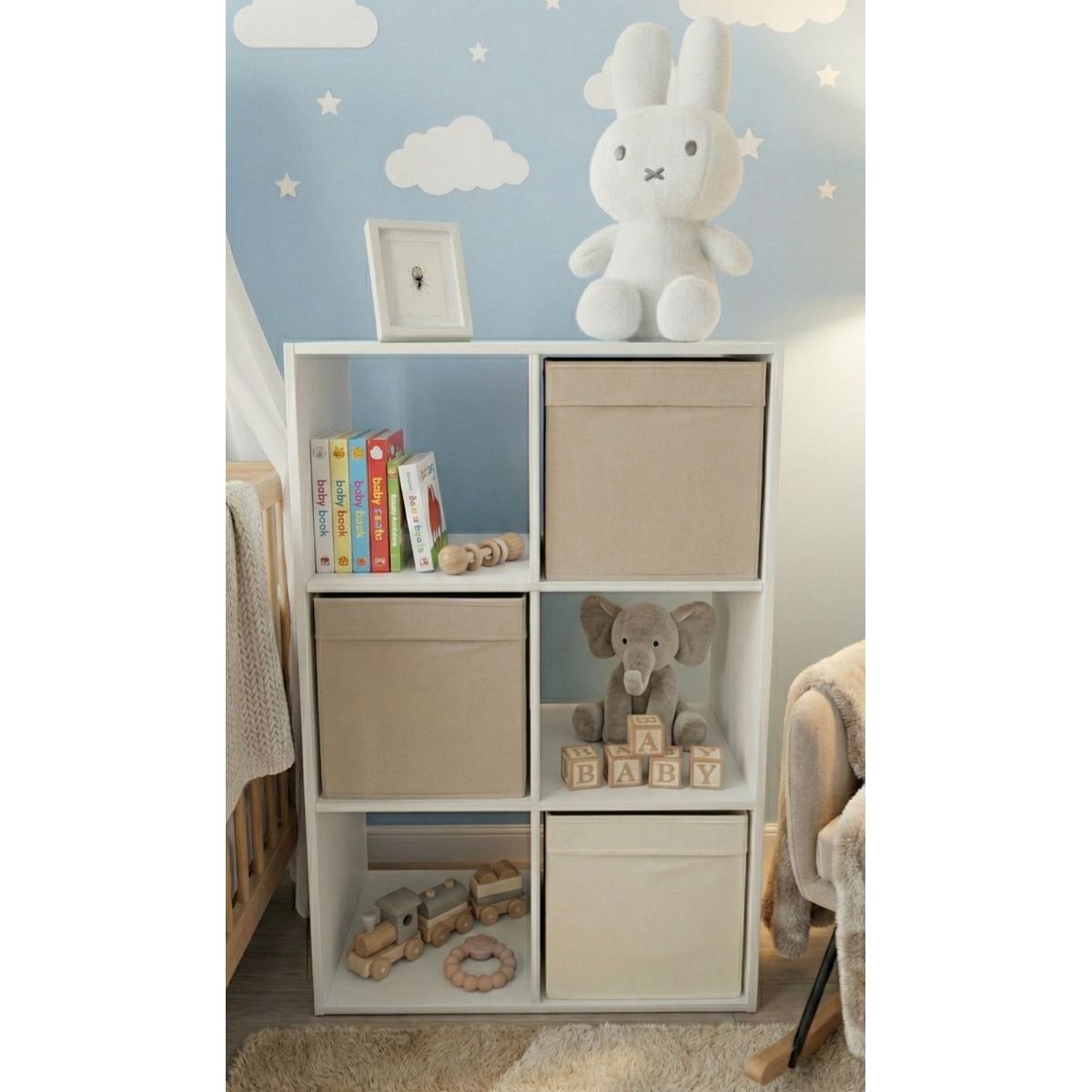 GENERICO - ESTANTE 6 CUBOS - SOLAR WHITE