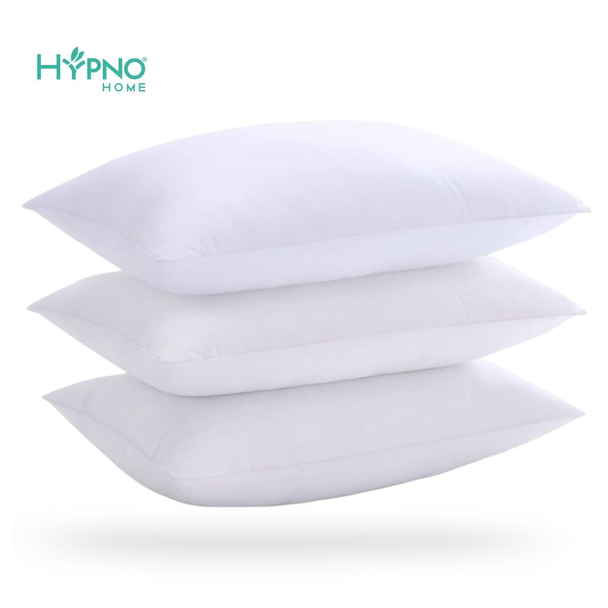 HYPNO HOME - Pack x3 Almohadas 50x70cm Microfibra Siliconada 1200g cu