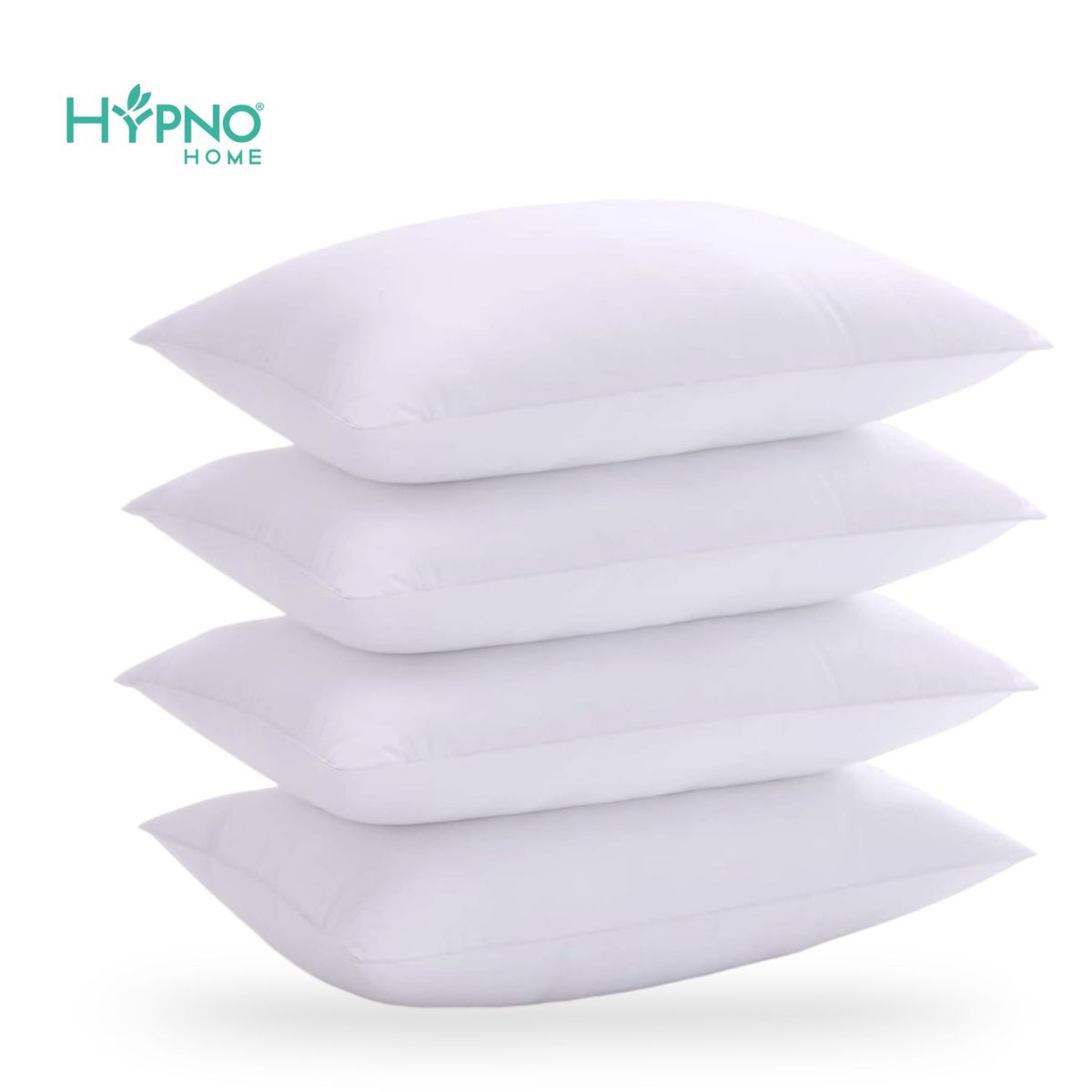 HYPNO HOME - Pack x4 Almohadas 50x70cm Microfibra Siliconada 1200g cu
