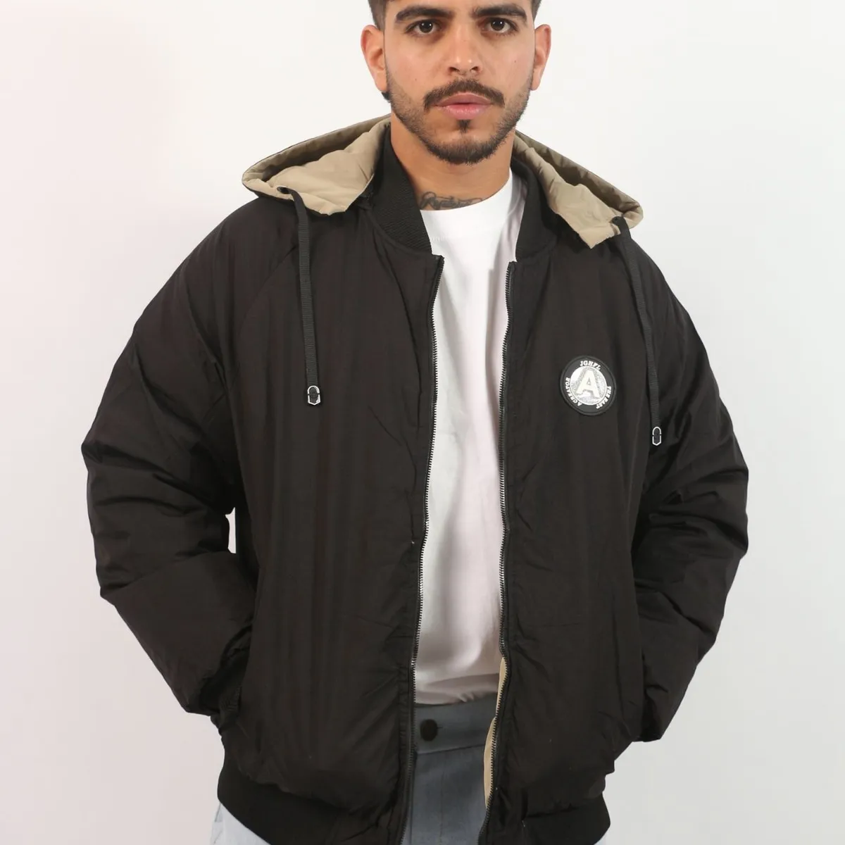 GENERICO - Casaca GENERICO Térmica Motionx Con Capucha Beige