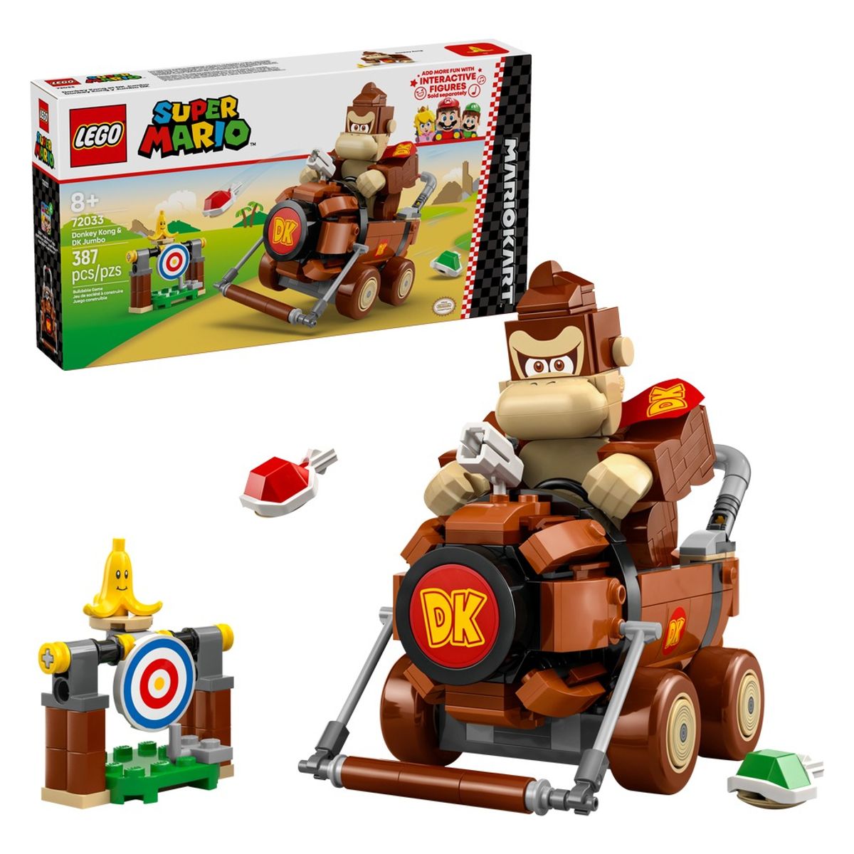 LEGO - LEGO 72033 Mario Kart™ Donkey Kong y Jumbo DK