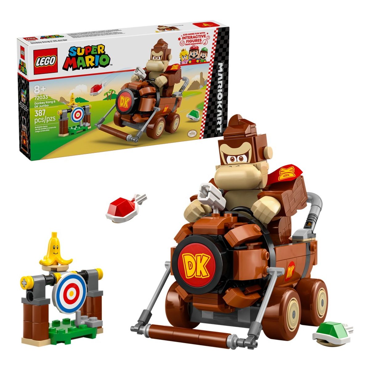 LEGO - LEGO 72033 Mario Kart™ Donkey Kong y Jumbo DK