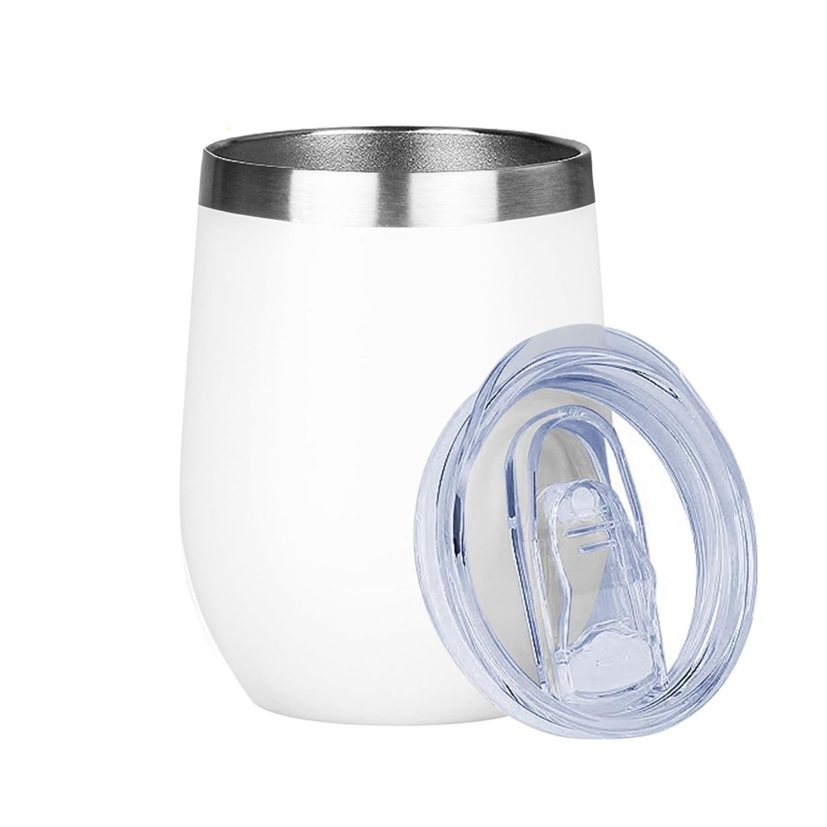 PENTHA - Mug Vaso Térmico para Café 350ml Blanco
