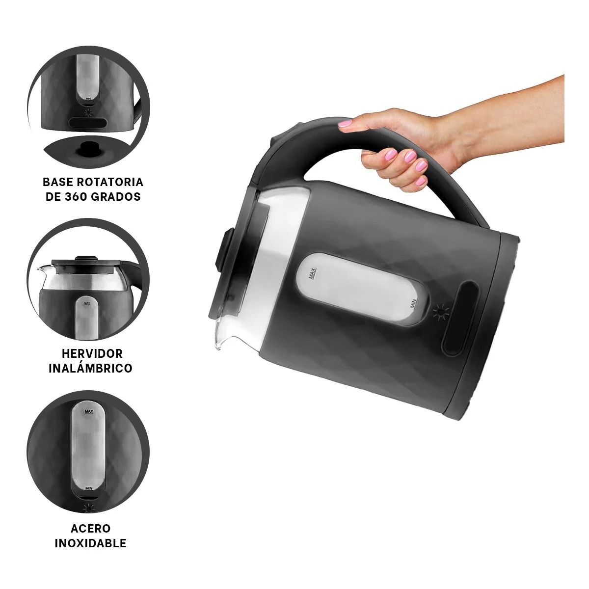 OEM - RAF R7930 Tetera Eléctrica Automática Hervidor de Agua Multifunción