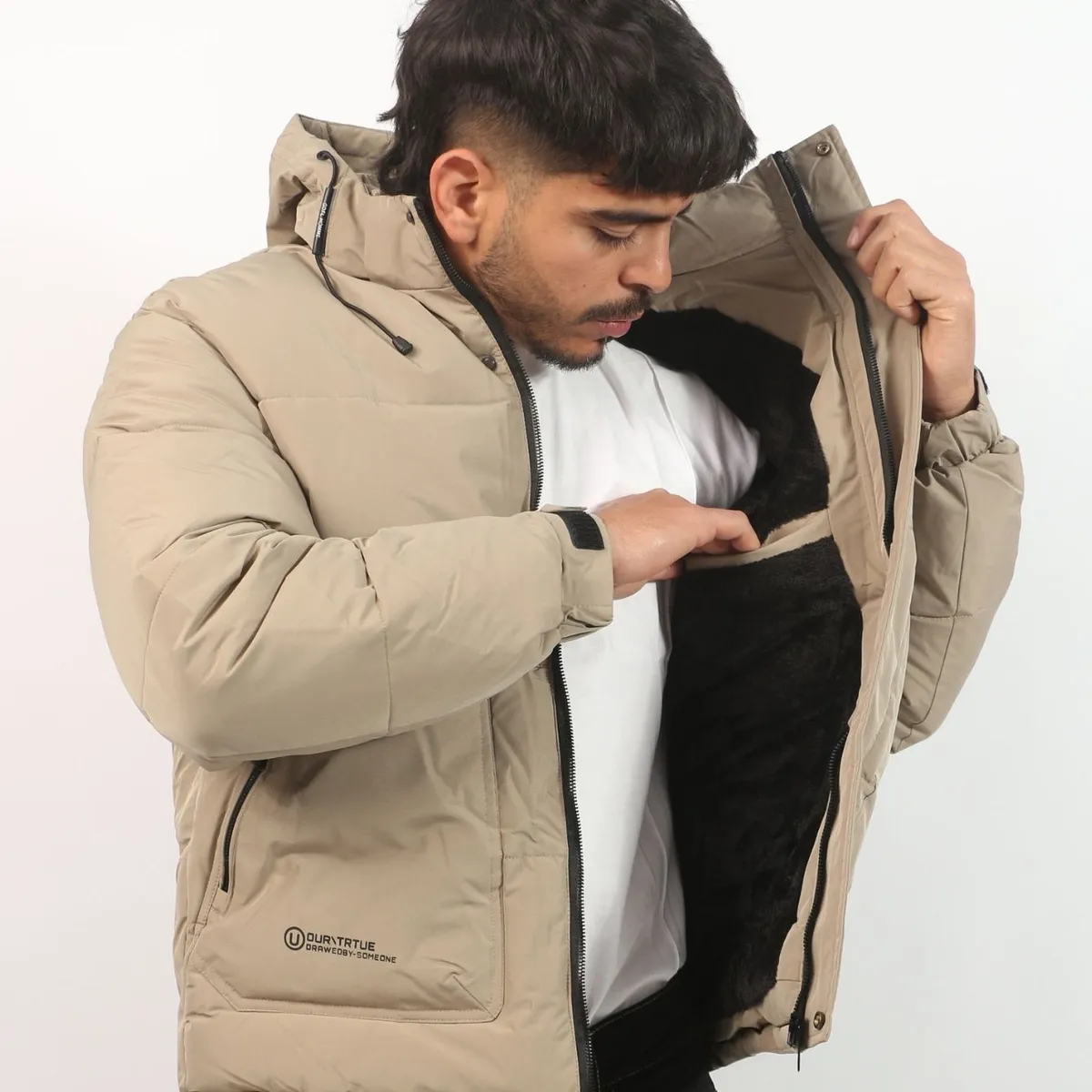 GENERICO - Casaca GENERICO Térmica NOIR Con Capucha Maiz