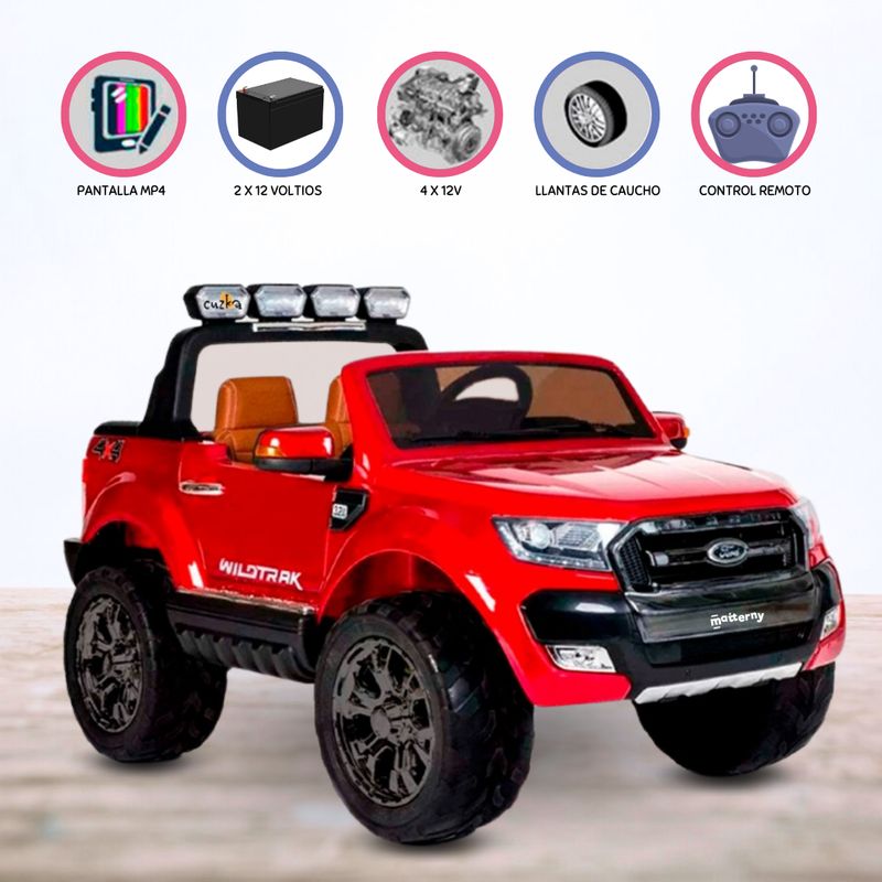 FORD - CARRO A BATERÍA FORD «MONSTER TRUCK» RED