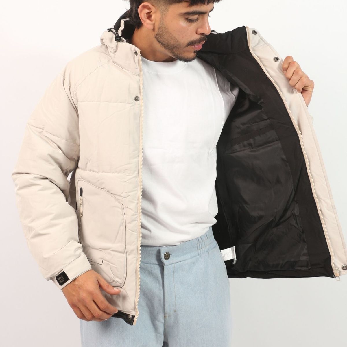 GENERICO - Casaca GENERICO Térmica NORDIC Con Capucha Beige