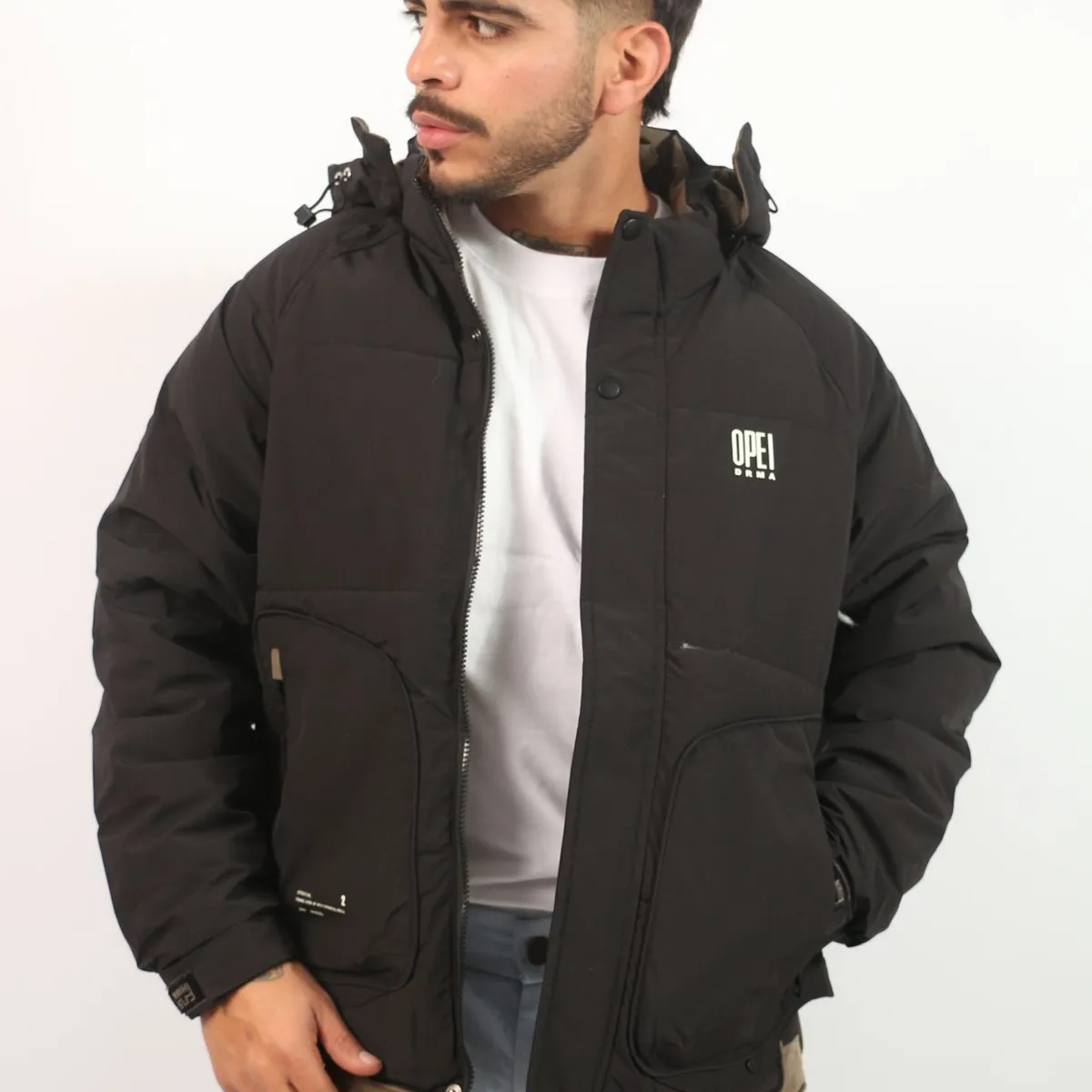 GENERICO - Casaca GENERICO Térmica NORDIC Con Capucha Negro