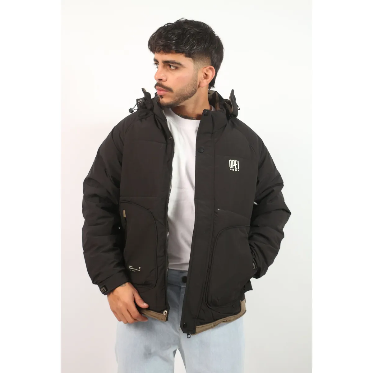 GENERICO - Casaca GENERICO Térmica NORDIC Con Capucha Negro