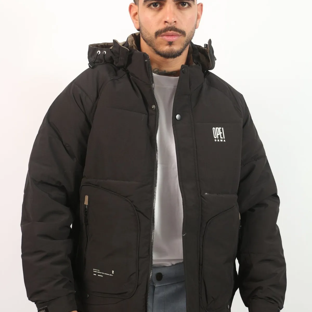 GENERICO - Casaca GENERICO Térmica NORDIC Con Capucha Negro