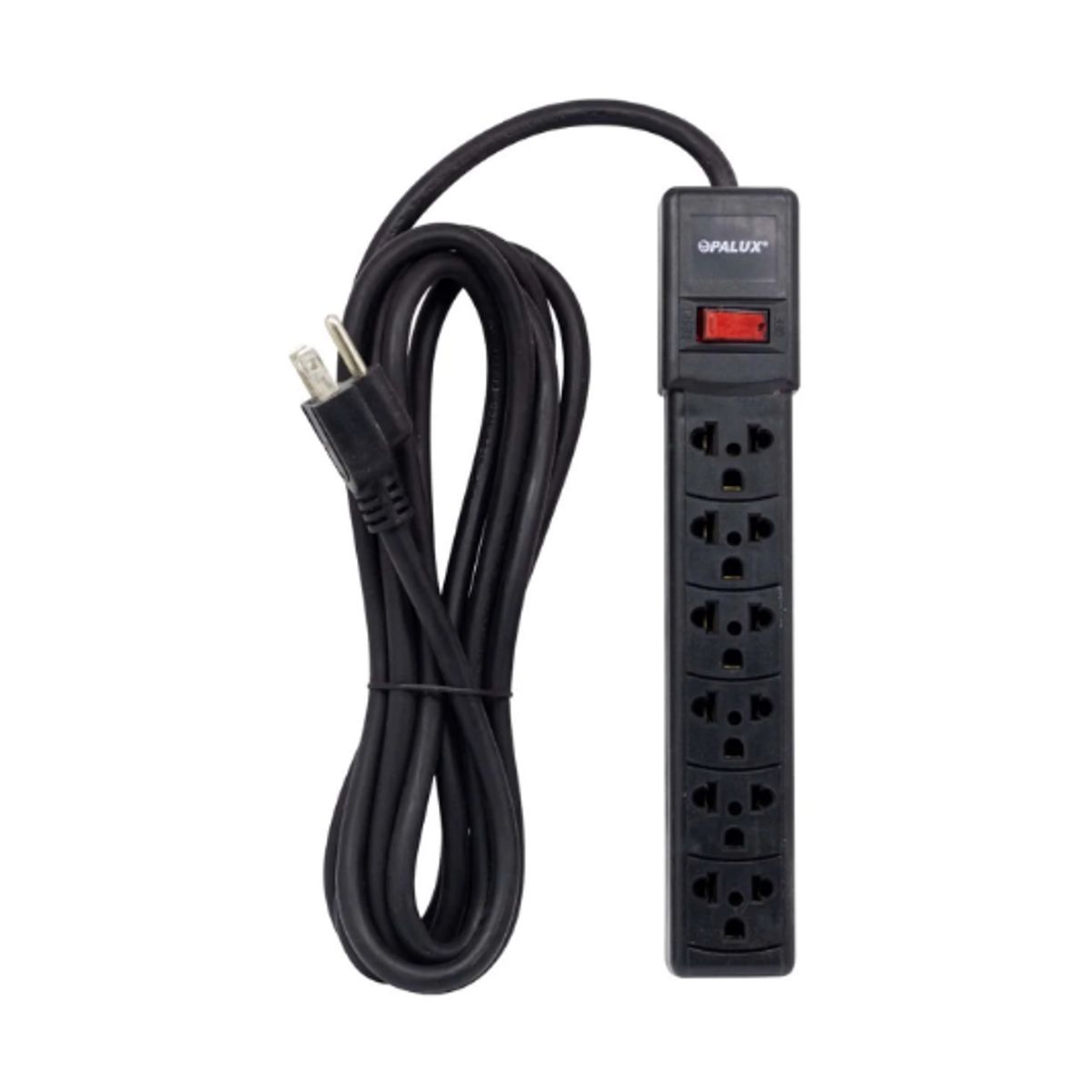 OPALUX - Extensión Universal Vulcanizada 6 Salidas 3Mts OP-FL28-3MTS OPALUX