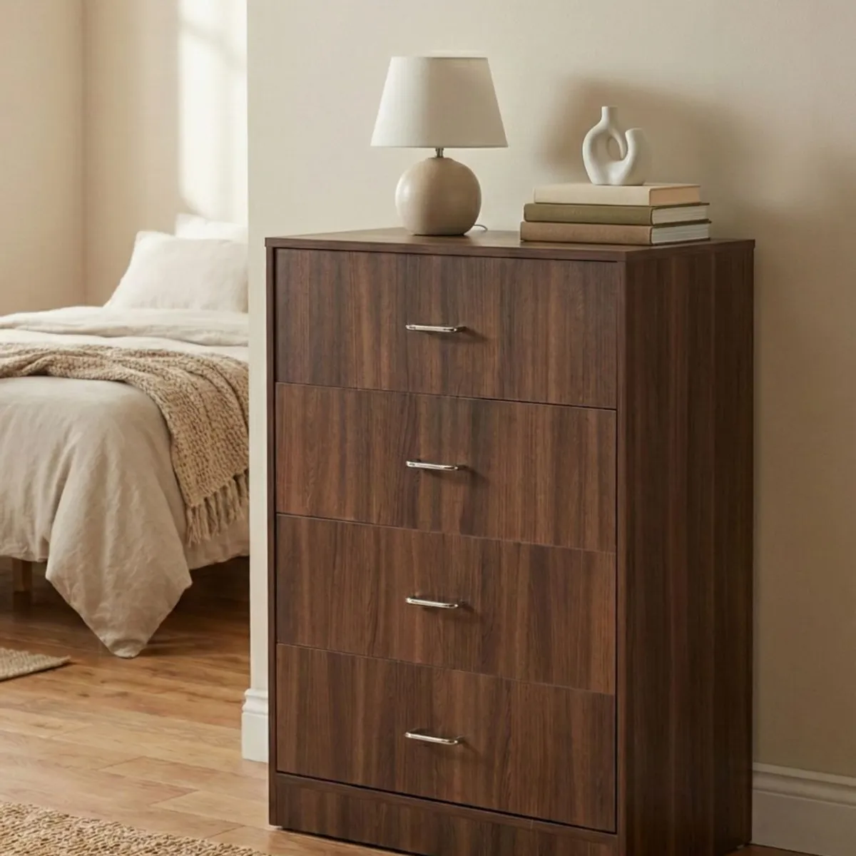 GENERICO - COMODA CON CAJONES - MED BROWN