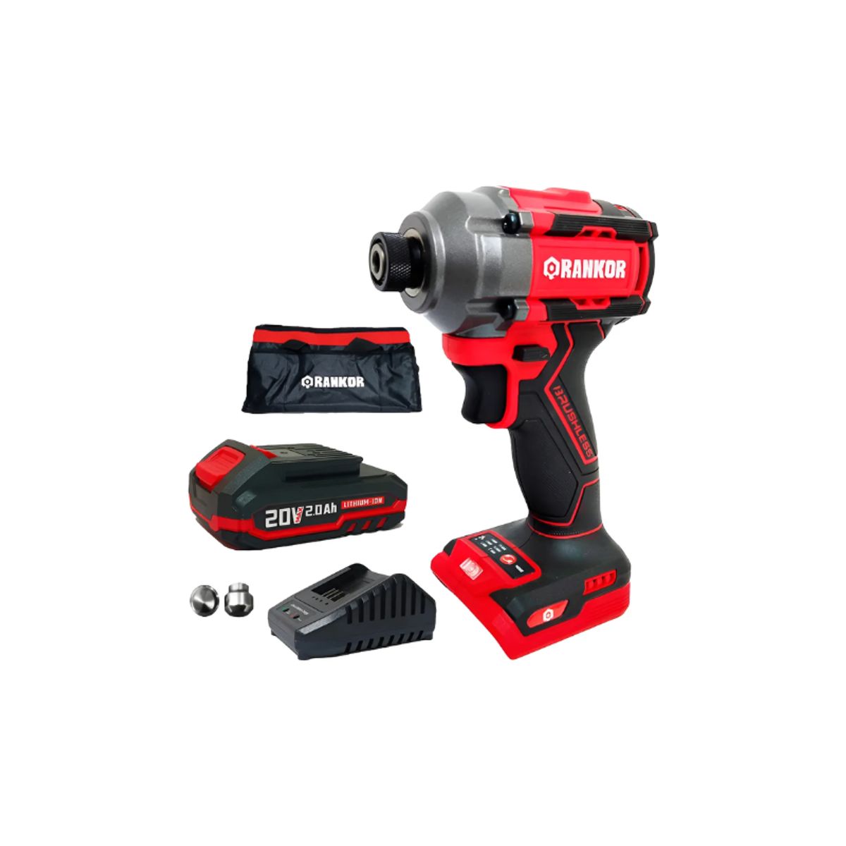 RANKOR - Atornillador De Impacto 20v 14 Rankor 260nm+brocas Escalo