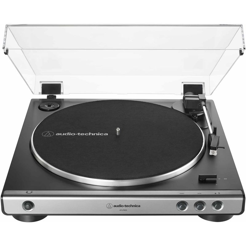 AUDIO TECHNICA - TORNAMESA AUTOMATICA AUDIO TECHNICA LP60X GRIS