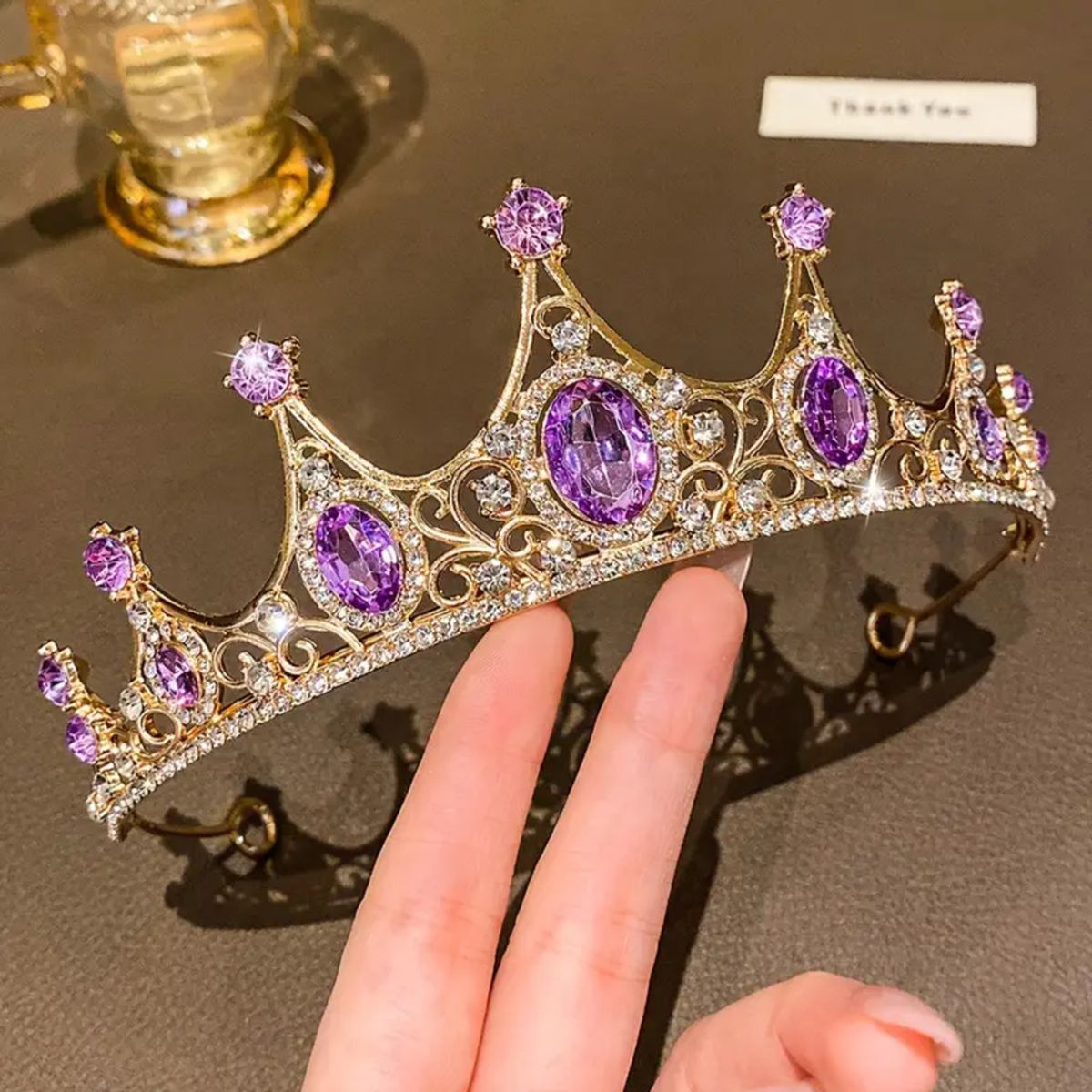 GENERICO - CORONA TIARA PARA QUINCEAÑERA