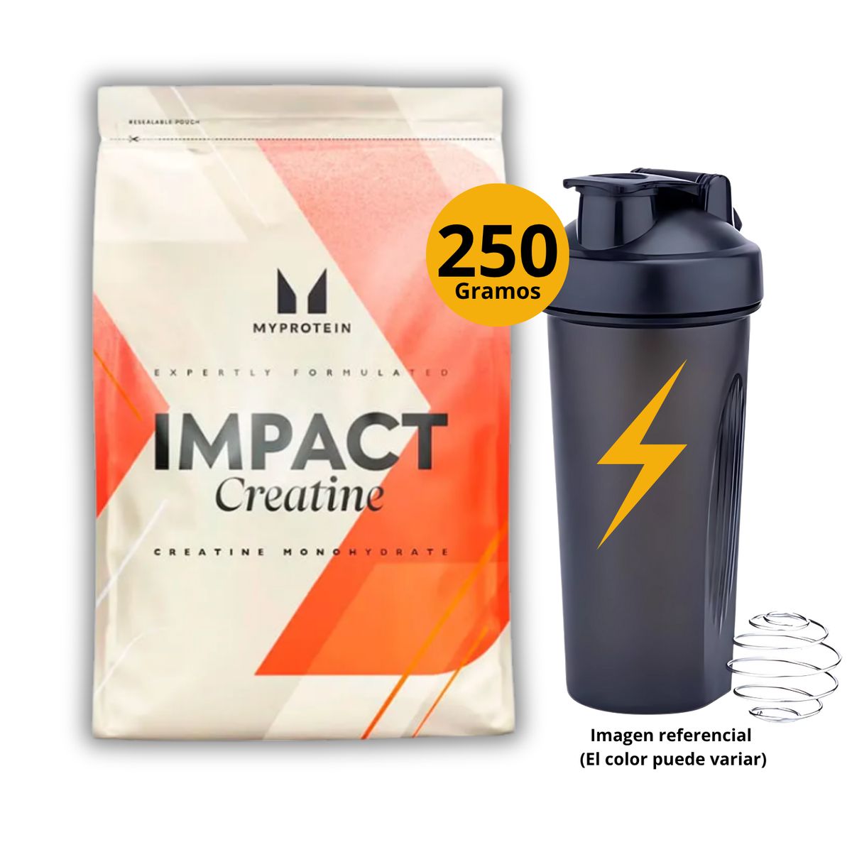 MYPROTEIN - CREATINA MYPROTEIN DE 250gr CON SHAKER - CREATINA MONOHIDRATADA